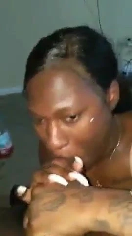 Ghetto Bitch Eating Dick