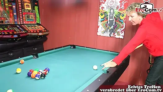 German granny does her first sex casting for pocket money