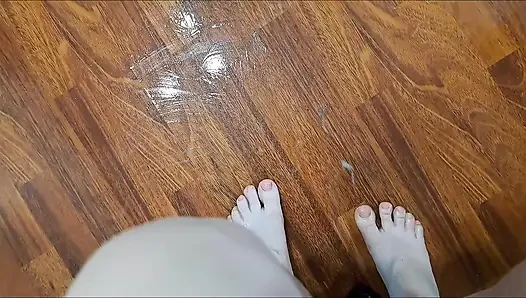 Riding on a Chair on a Soap-soaked Floor