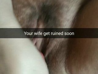 Your wife’s pussy gets ruined with a huge white cock! - RP