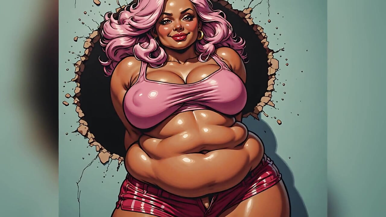 Curvy Sexy Women Art