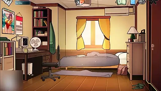 Tante konoha #32: ibu tiriku yang berhinata membantuku mengumpulkan air mani dengan handjob dan titjob - oleh eroticgamesnc