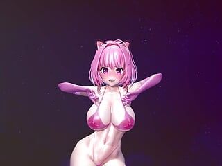 Mmd R-18 anime mädchen sexy tanzclip 69