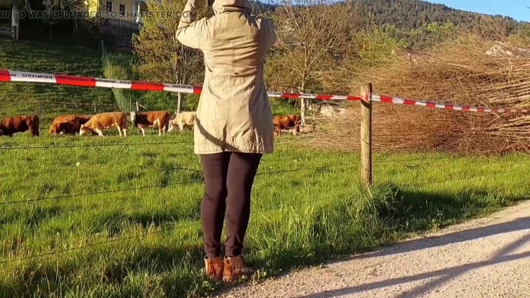 Reife Blonde Ehefrau Genießt Fuß Fetish