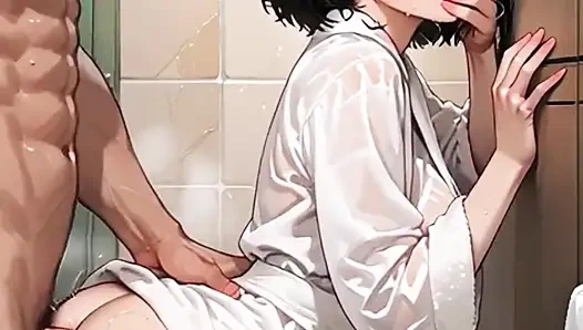 Тинка с большими натуральными анальными сиськами обожает трахаться