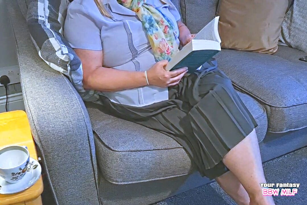 Dirty Old Granny shows you her big tits - Mature BBW Slut Mom