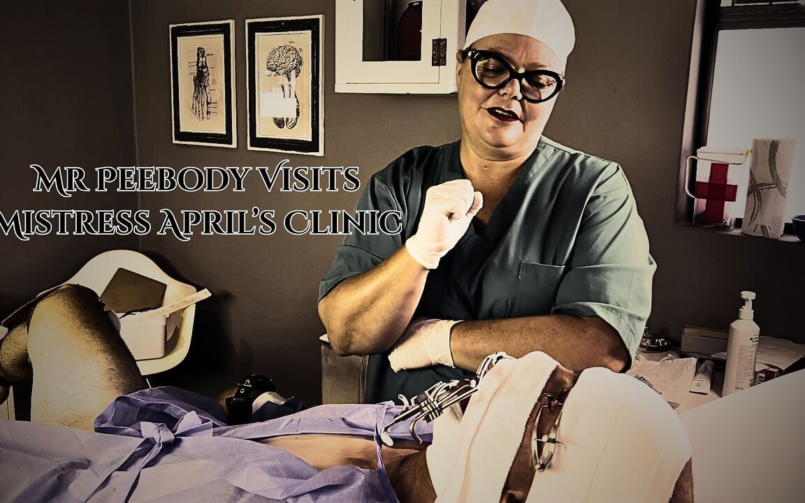 Mr Peebody trong phòng khám Mistress Aprils