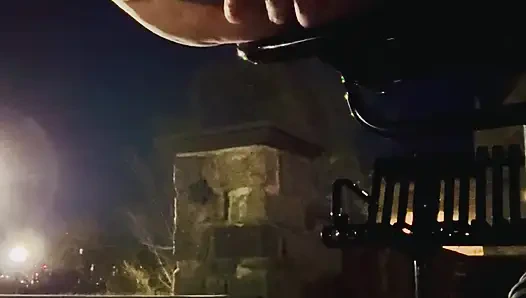 Pissing in a busy public area