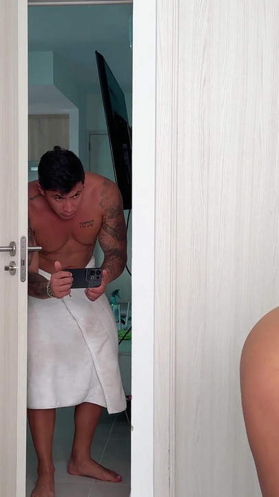 Memorable moment from "Sneaky stepbrother swaps with my dildo to stick his cock in me until he cums inside my pussy"