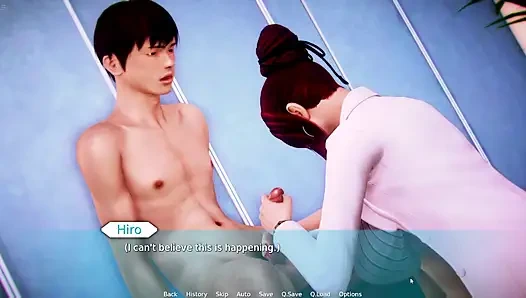 Milf Teacher Measuring Japanese 18 Plus School Boy Big Cock And Gets Facial