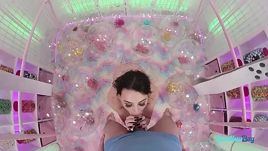 Sweet stepsister Whitney loves sucking my dick