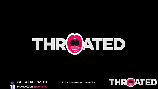 THROATED - латина Jena LaRose готова пососать хуй глубоко в видео от первого лица
