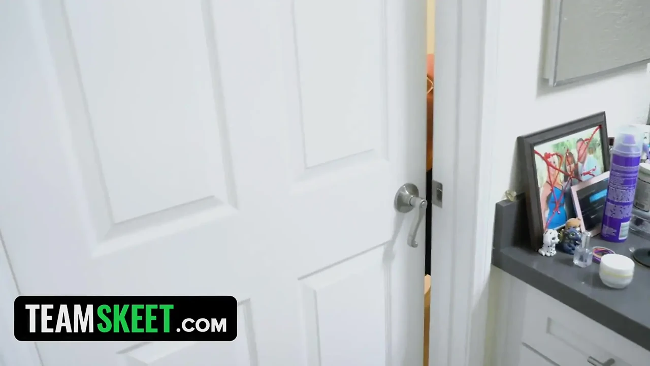 Naughty pranks make sexy teen Rebecca Vanguard horny