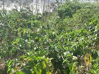 Playing in the Coffee Plantation, It's Not Harvest Time but It's Deep Throat Time