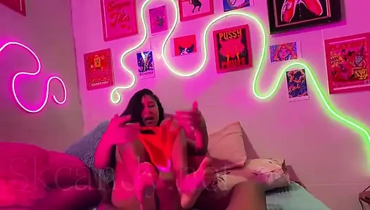 Footjob Anal with a BBC