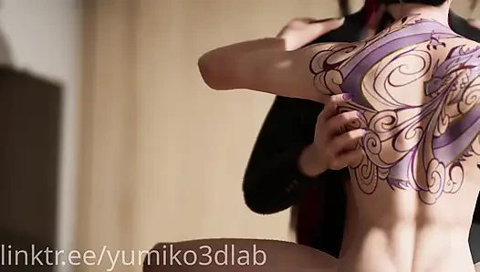 Strap-on disetubuhi oleh Scuccubus lesbian