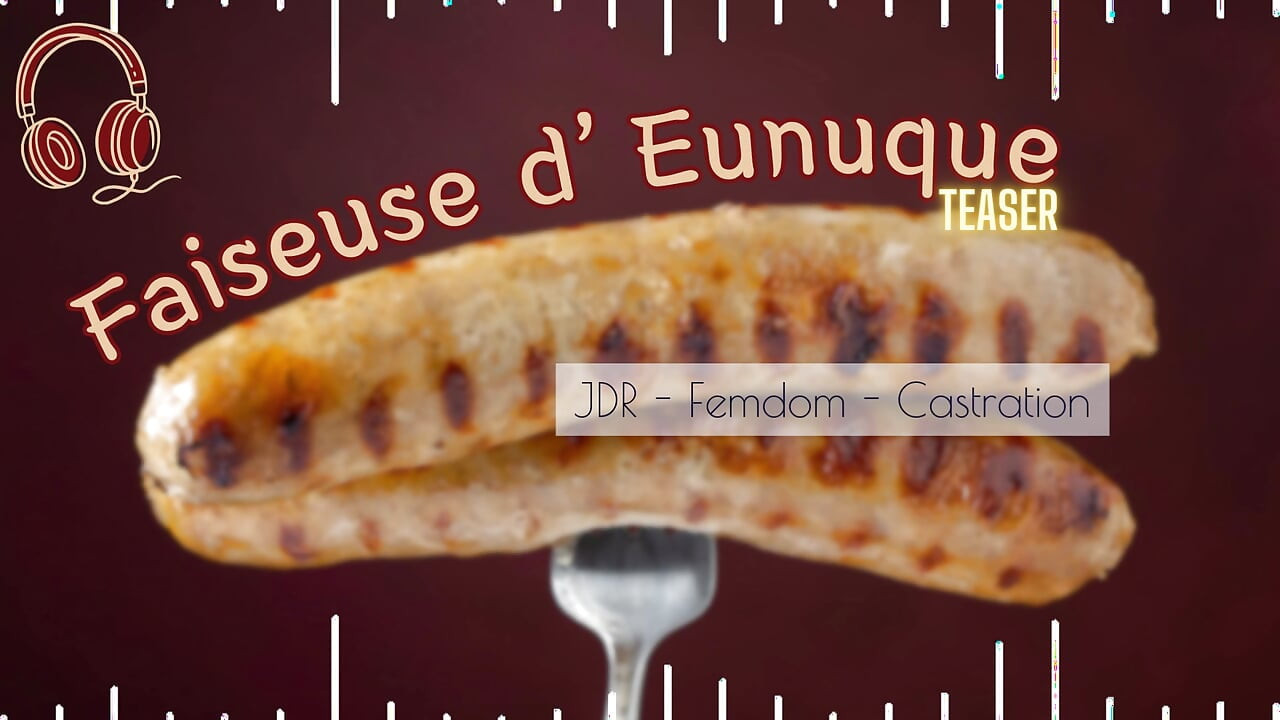 (teaser) Je te coupe la bite - French audio femdom castration