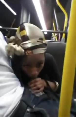 black girl suck in subway