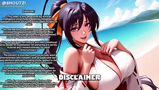 Ai Akeno Himejima Muasin Memeknya Pakai Sperma Hangat Di Pantai, Sambil Nungguin Kamu Wyde Buka!