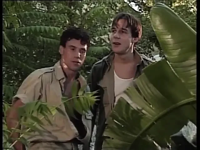 Fucking Blonde with Big Tits in Jungle Until She Takes Creampie