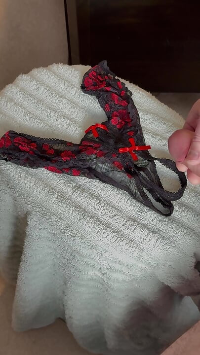 Cum on Wife’s Panties 11