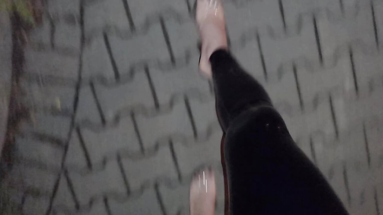 Latex Legs & Clear Fuck-Me Heels