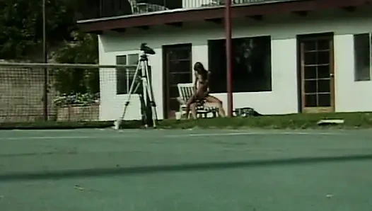 Heiße - Nafsu di luar ruangan pakai celana dalam putih kronik 15