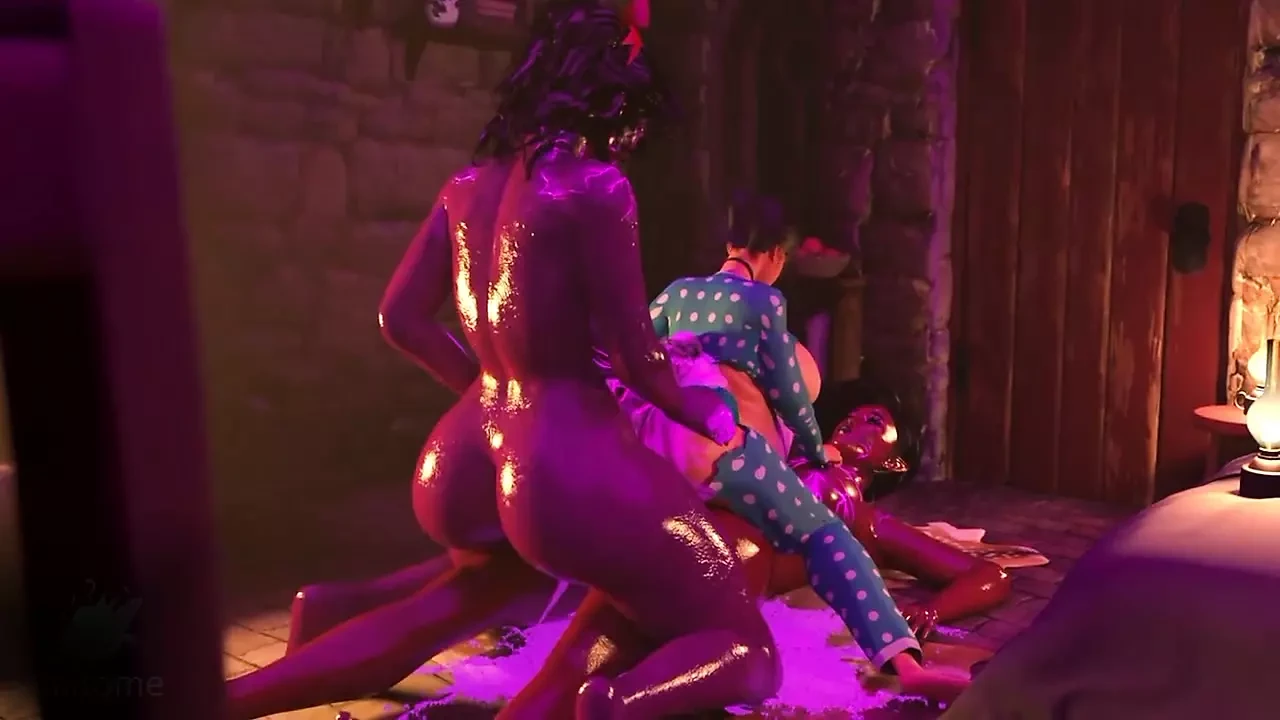 Two feet of demon and a little witch