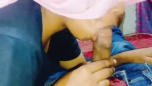 Indian Bhabhi Hardcore Tight Ass Fucking Doggy Style Position and Bhabhi Taste Sucking Big Cock