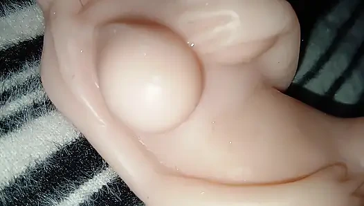 Ultra canlı silikon bebek bakış açısı - 4k solo oyuncak seansı