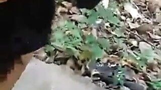 Girlfriend Boob Press and fuck Bf In Forest part 2-Wowmoy