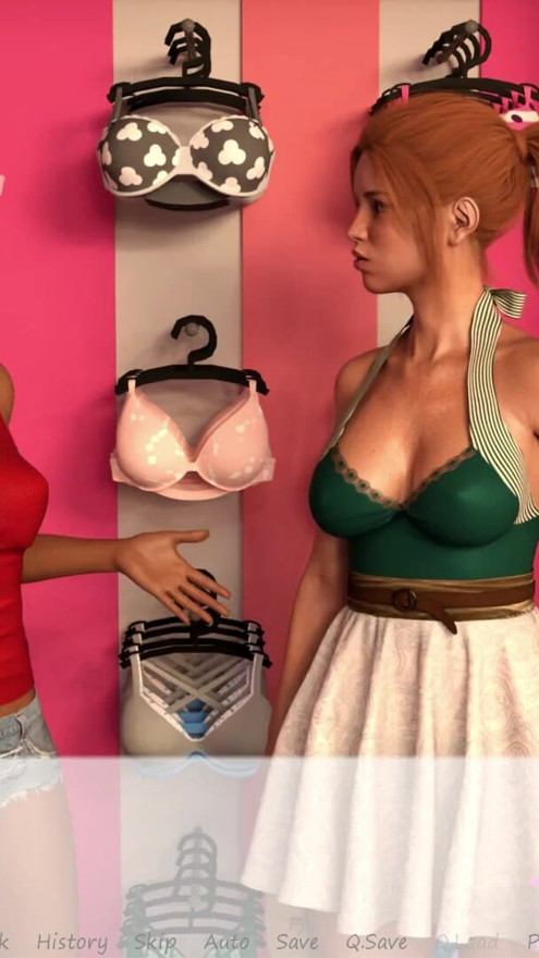 My stepbrother 's wife #38 Bella and Jennifer wore swimsuits and showed John-highlight | Clip 2