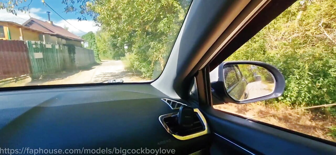 Picked up a big-cocked femboy in a skirt on the road and fucked him bareback.