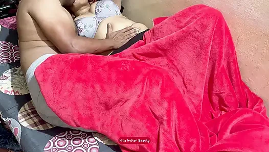 Erotic, Sensual Lovemaking: Pinching Hard Nipples, Playing Belly and Big Boobs