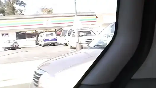 90'ların otostopçusuna büyük bir yüze boşalma ve biniş!