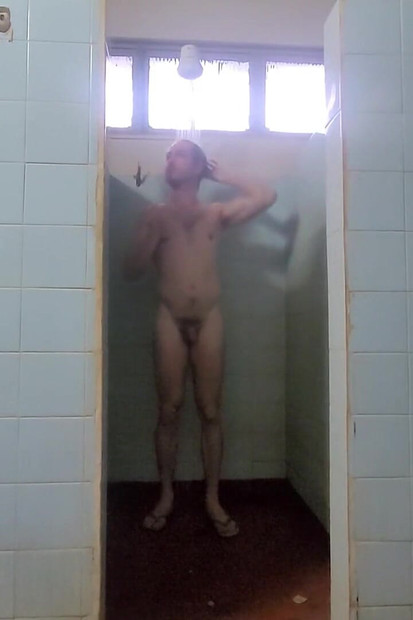 I Am Hot Fun Showering My Foreskin at Country Club