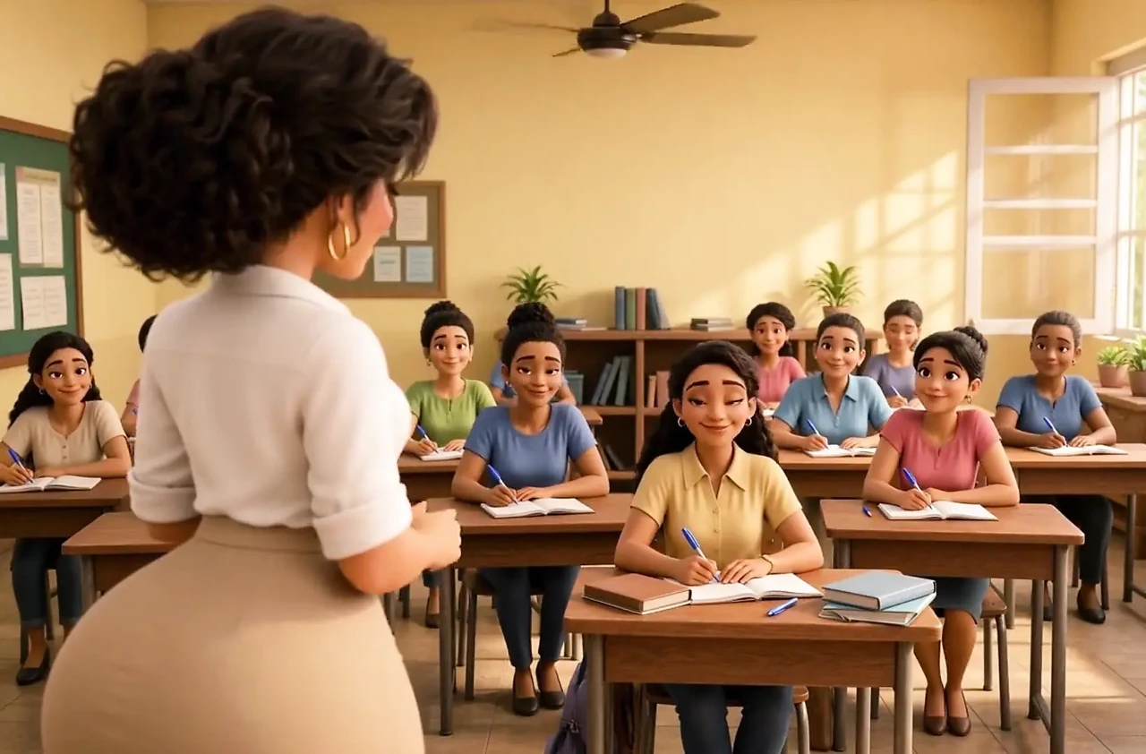 Teacher Skipped Math Today and Taught the Class How to Save Their Marriages (ai Generated)