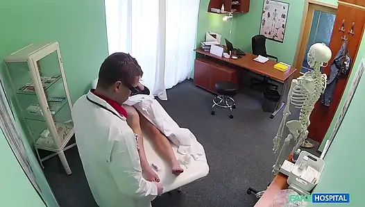 Doctor's Cock Is All the Medicine Squirting Blonde Needs