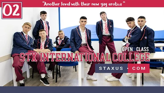 1x02 Staxus International College (histoire et sexe): des étudiants latinos font l'amour après l'école!