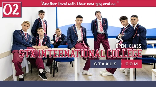 1x02 Staxus International College  (Story And Sex) : Latinos College Students Have Sex After School!