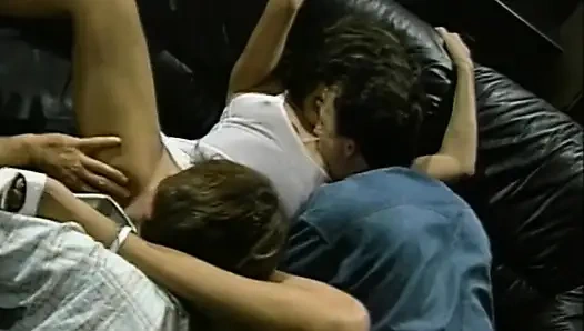 Ameican, винтажное двойное проникновение для шлюшки