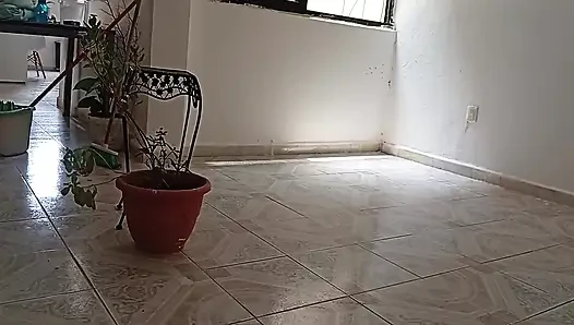 Дама, которая чистит дом