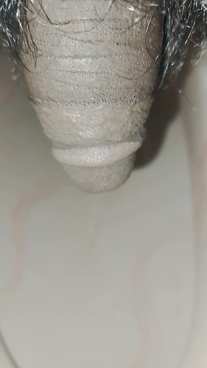 Boy pissing closeup video