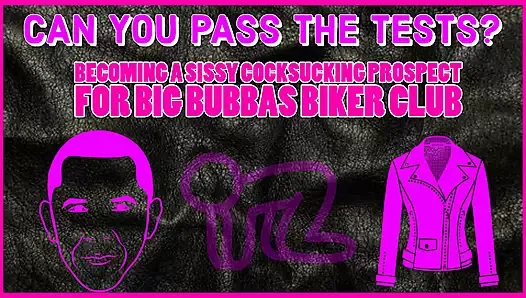 成为大 Bubba 的骑自行车俱乐部的娘娘腔吮吸鸡巴前景 - 参加测试