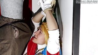 Femboy Zelda captured by Ganondorf