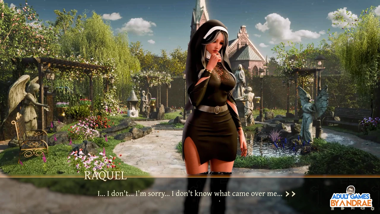 Sisters in Sin Gameplay Part 19 – Helga Caught Fingering in Front of the Altar