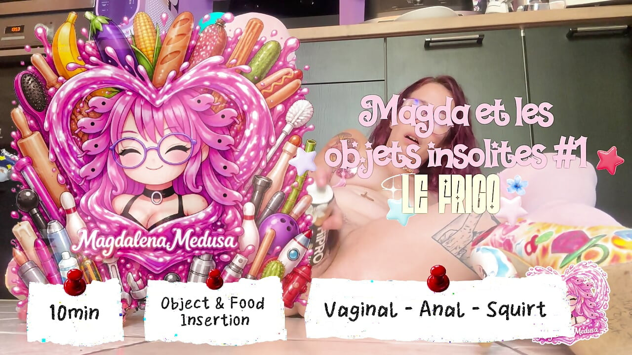 Magda y los objetos inusuales en la nevera - chorro vaginal anal