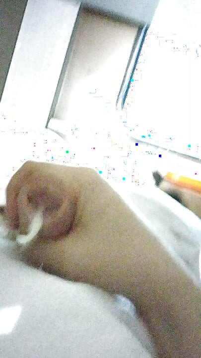 Masturbating in a train.