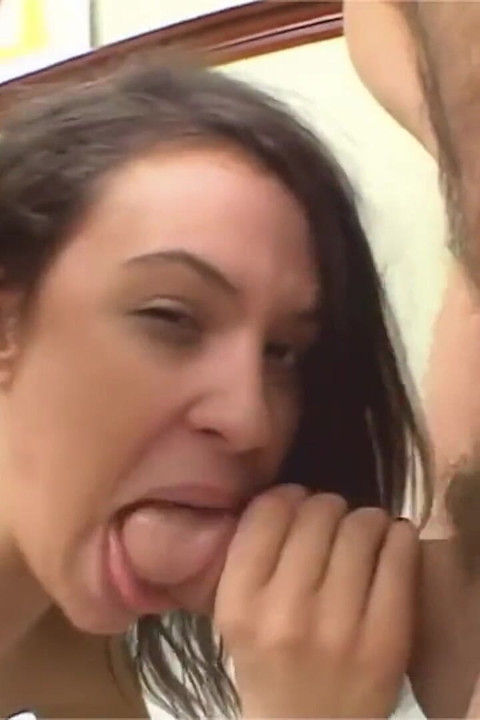 18yo Bukkake Whore Gets Absolutely Destroyed in Her First Massive Cum Flood