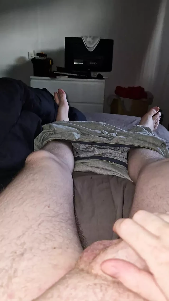 Friend jerking for me